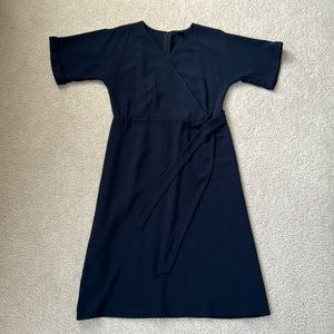 Ann Taylor Factory Faux Wrap Dress w/Tie SZ S